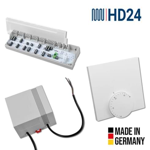 HD24 Regelungstechnik Verdrahtet 24V für Fußbodenheizung